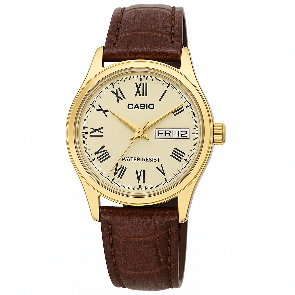 Casio Lady Eternity – Luxo Clássico Dourado