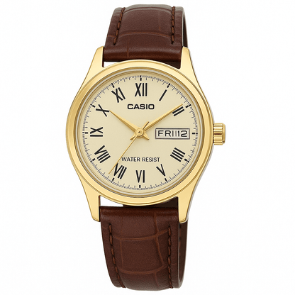 Casio Lady Eternity – Luxo Clássico Dourado