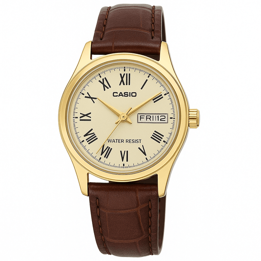 Casio Lady Eternity – Luxo Clássico Dourado