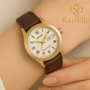 Casio Lady Eternity – Luxo Clássico Dourado