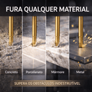MaxxFuro / Broca Indestrutível Universal - Fura Tudo / Jogo Completo