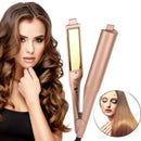 Prancha de Cabelo 2 em 1 Bivolt – Chapinha Alisadora + Modelador de Cachos Profissional