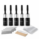 Kit de reparo de trincos em para-brisa Nano Repair com resina e acessórios para recuperar vidro automotivo