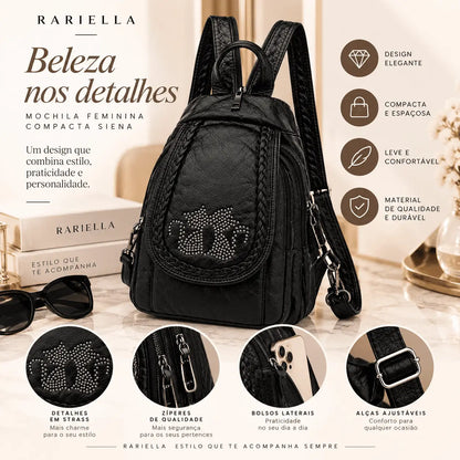 Mulher usando Bolsa Feminina Branca Matelassê Verona em look elegante