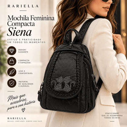 Bolsa Feminina Branca Matelassê Verona com detalhes do acabamento e design sofisticado