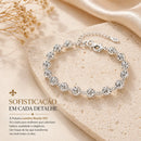 Pulseira Lumière Royale em prata 925 elegante com design luxuoso e sofisticado