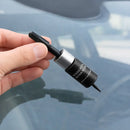 Resultado do reparo de trinca em para-brisa após aplicação do kit Nano Repair